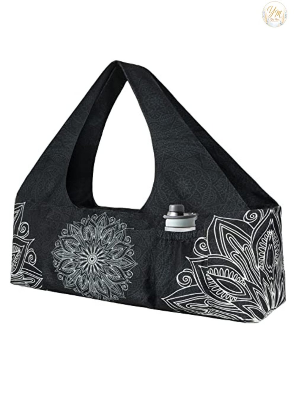 Yoga Mat Bag Polyester Linen Shoulder Tote Fits Most Mats